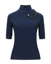 Boutique Moschino Turtleneck In Dark Blue