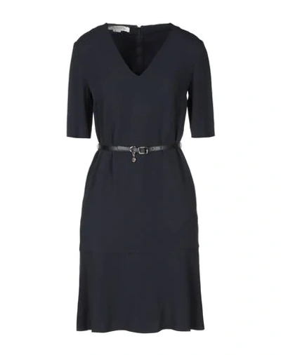 Stella Mccartney Short Dresses In Dark Blue
