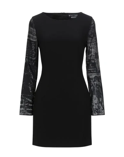 Boutique Moschino Short Dresses In Black