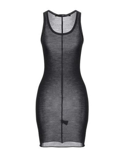 Isabel Benenato Short Dresses In Black
