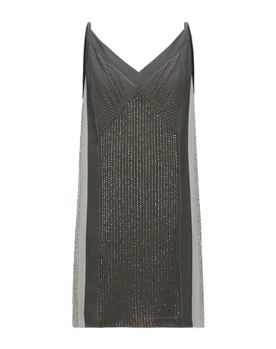 Chloé Short Dresses In Grey