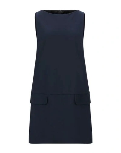 Alessandro Dell'acqua Short Dresses In Dark Blue