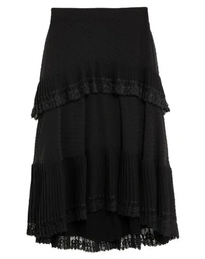 Zimmermann Midi Skirts In Black