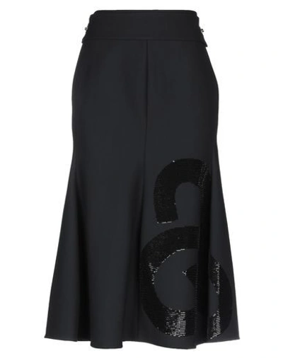 Victoria Beckham 3/4 Length Skirts In Black