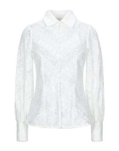 Zimmermann Shirts In White