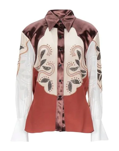 Chloé Shirts In Brown