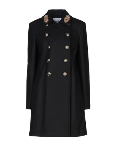 Dondup Coats In Black
