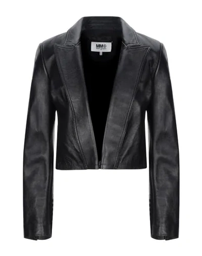 Mm6 Maison Margiela Jackets In Black