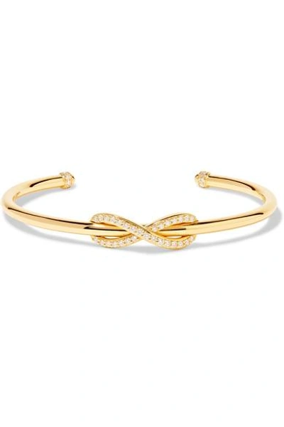 Tiffany & Co Infinity 18-karat Gold Diamond Cuff