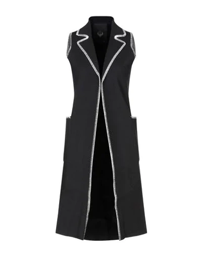 Frankie Morello Overcoats In Black