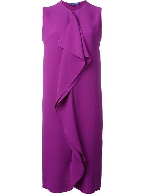 Ralph Lauren Ruffle Detail Sleeveless Dress In Pink | ModeSens