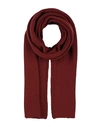 Cruciani Scarves In Brick Red