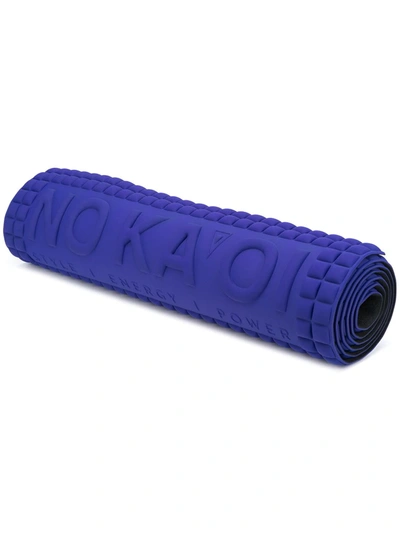 No Ka'oi Debossed-logo Yoga Mat In Purple