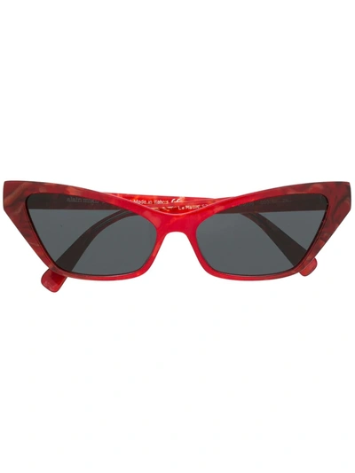 Alain Mikli Le Matin Acetate Cat-eye Sunglasses In Red