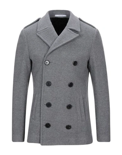 Aglini Coats In Grey