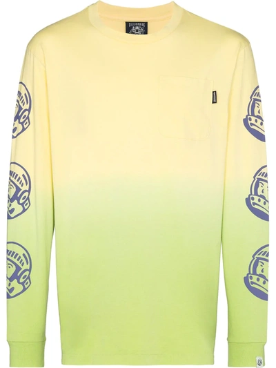 Billionaire Boys Club Astro Ombré-print T-shirt In Yellow