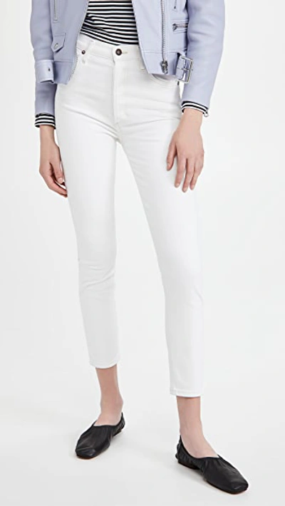 Agolde Nico High Rise Slim Fit Jeans In Untitled