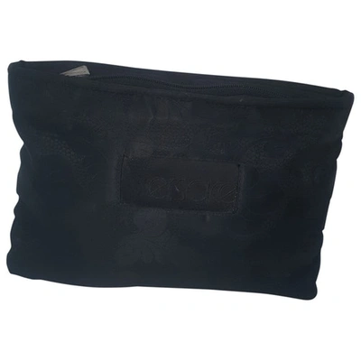 Pre-owned Versace Black Cloth Clutch Bag