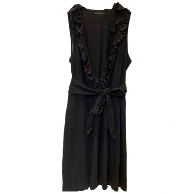 Pre-owned Pinko Mid-length Dress In Black