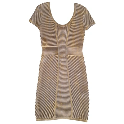 Pre-owned Faith Connexion Dress In Beige