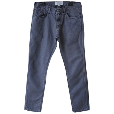 Pre-owned Current Elliott Slim Pants In Anthracite