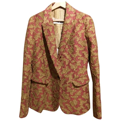 Pre-owned Uma Wang Burgundy Cotton Jacket
