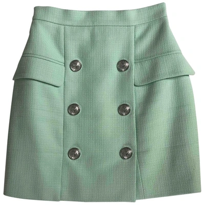 Pre-owned Balmain Cotton Skirt