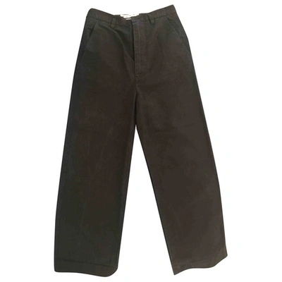 Pre-owned Marni Large Trousers In Black