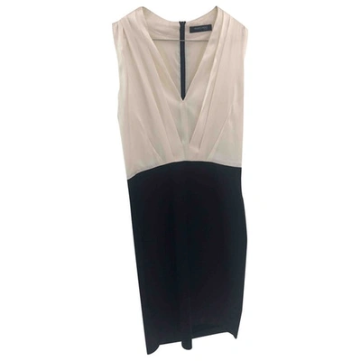 Pre-owned Guess Silk Mid-length Dress In Other