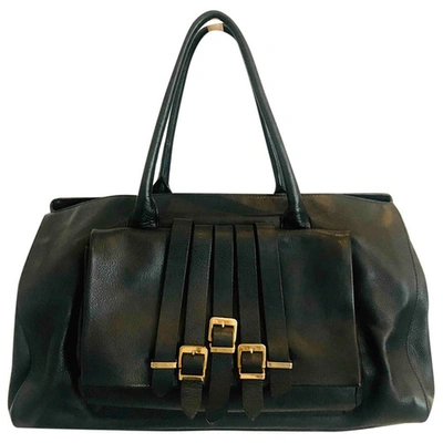 Pre-owned Fratelli Rossetti Leather Handbag In Black