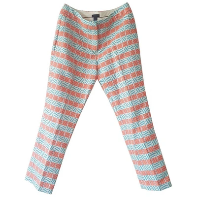 Pre-owned Jcrew Carot Pants In Multicolour