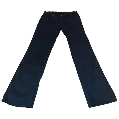 Pre-owned Just Cavalli Trousers In Blue