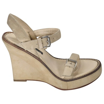 Pre-owned Ann Demeulemeester Sandals In Beige