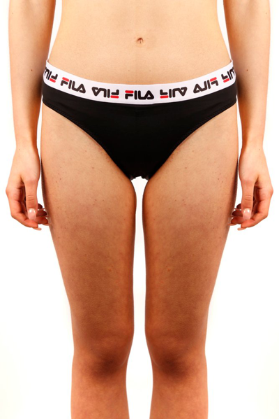 Fila Black Slip Logo Swimwear