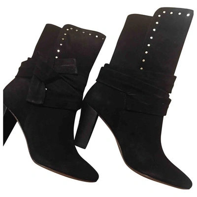 Pre-owned Ba&sh Ankle Boots In Black
