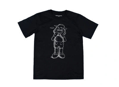 Pre-owned Kaws  Holiday Japan Sketch T-shirt Black