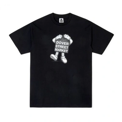 Pre-owned Kaws  X Dover Street Market Special Mascot T-shirt Black