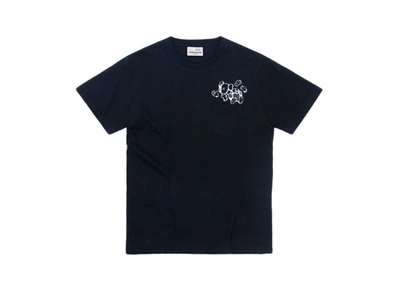 Pre-owned Kaws Seeing/watching Heads Canned Tee Black