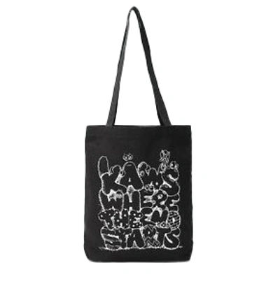 Pre-owned Kaws  Where The End Starts Tote Bag Black