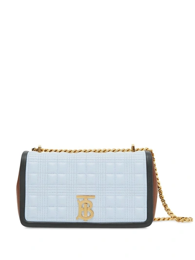 Burberry Small Lola Quilted Crossbody Bag In Brown