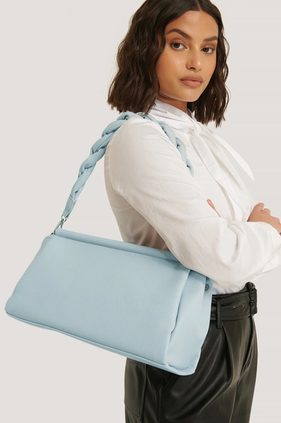 Na-kd Braid Detailed Pouch Bag Blue