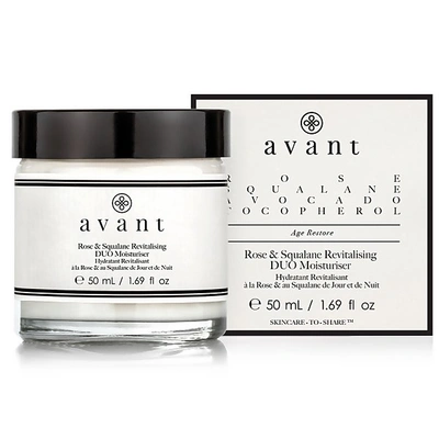 Avant Skincare Rose And Squalane Revitalising Duo Moisturiser 50ml