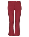 Douuod Casual Pants In Red