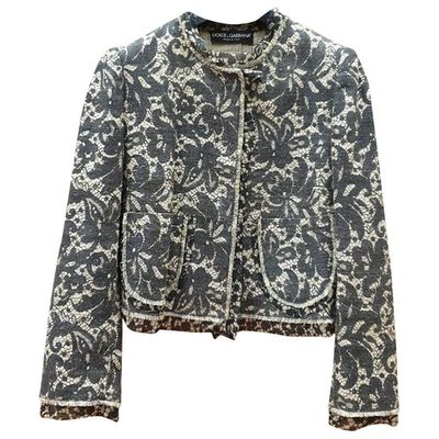 Pre-owned Dolce & Gabbana Silk Jacket In Multicolour