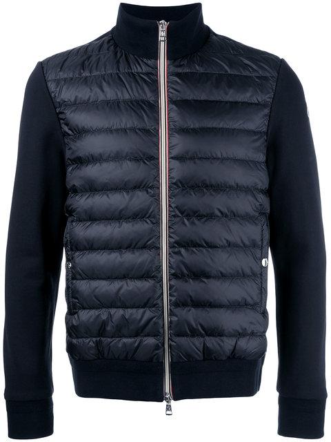 Moncler Padded Front Knitted Cardigan | ModeSens