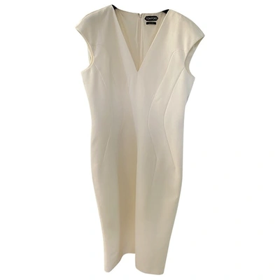 Pre-owned Tom Ford White Dress
