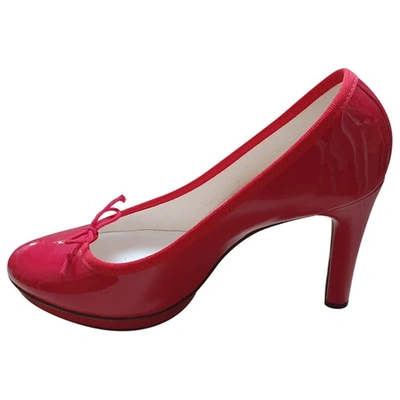 Pre-owned Repetto Patent Leather Heels In Red