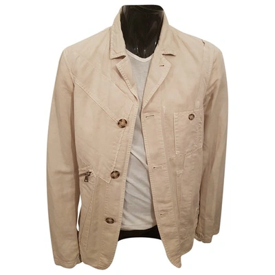 Pre-owned Woolrich Jacket In Camel