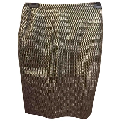 Pre-owned Tara Jarmon Skirt In Silver