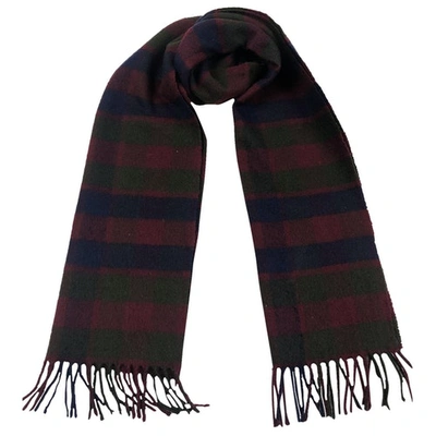 Pre-owned Johnstons Of Elgin Cashmere Scarf In Multicolour